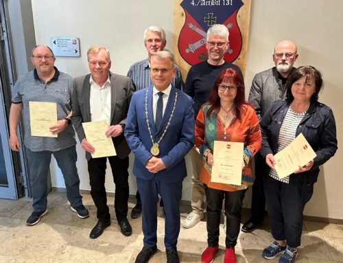 Verdiente Stadtratsmitglieder feierlich verabschiedet