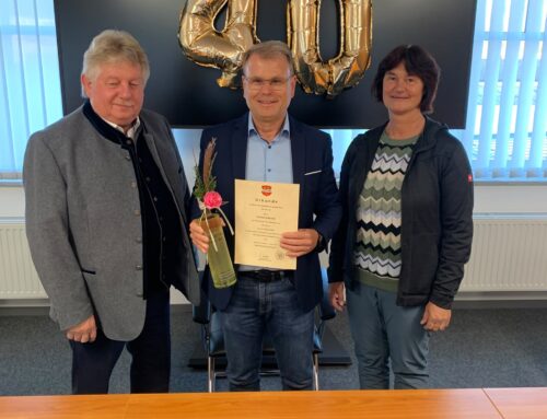 40 Jahre im Dienst für Bund, Landkreis und Stadt – Bürgermeister Karlheinz Budnik feiert sein Dienstjubiläum